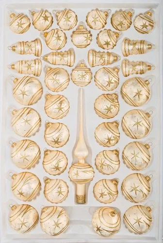Weihnachtsbaumschmuck Gold von Navidacio