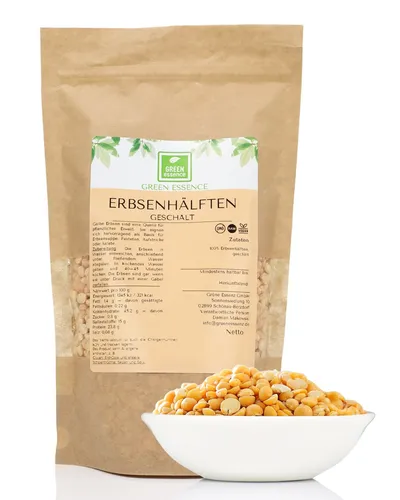 Erbsen gelb geschält 1kg von Green Essence