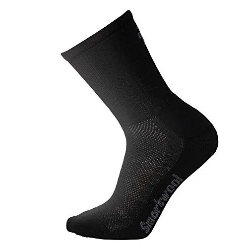 Smartwool Hike Ultra Light Crew, Schwarz, S