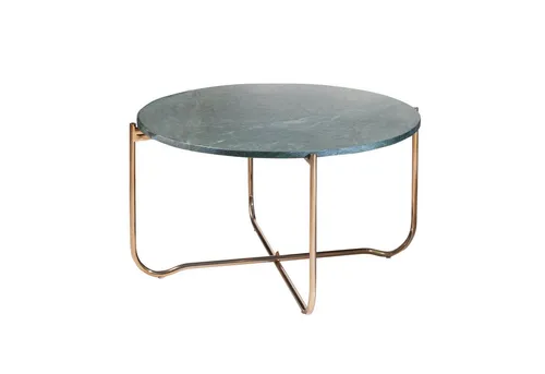 riess-ambiente Couchtisch NOBLE Ø65cm grün/gold von Riess-Ambiente