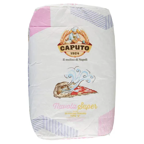 Farina Molino Caputo Nuvola Super Pizza Napoli Pizzamehl 25kg - Paniermehl & Knödelbrot - 100% natürliches Pizzamehl für luftige neapolitanische Pizza mit hervorragender Fermentationskapazität.