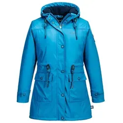 Schietwetter Regenmantel Damen Regenjacke Goldfell Gerda blau 40