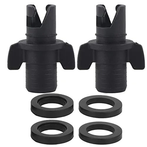 Keenso Pumpe Adapter, 2 Stück Schlauchboot Luftpump Adapter, auslaufsicherer Kajak-Luftventilanschluss Aufblasbares Boot Luftventiladapter Pumpenadapter