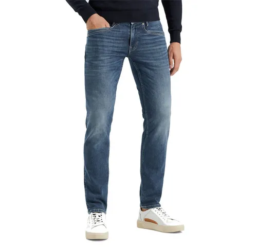 PME Legend Herren Jeans SKYRAK Regular Fit – Trendige stonewashed Denim in mid blue - Herren Jeans in Regular Fit, aus 80% Baumwolle für hohen Tragekomfort. Modischer stonewashed Look, ideal für lässige Outfits und jeden Anlass.