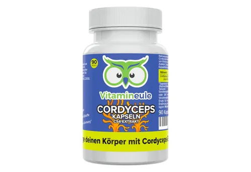 Vitamineule Cordyceps Kapseln - 700 mg CS-4-Extrakt - 90 Kapseln