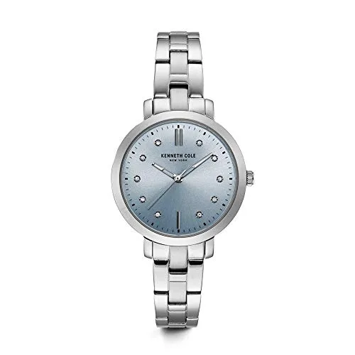 Kenneth Cole New York Damen-Armbanduhr Analog Quarz Edelstahl KC15173004