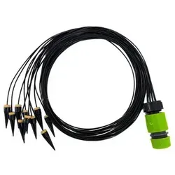 Automatisches Tröpfchenbewässerungssystem für Gartenschlauch - Bewässerungssystem für Gartenschlauch, ideal für Pflanzenanbau. Automatische Bewässerung mit einstellbarem Wasserfluss für bis zu 10 Töpfe, extrem flexibel und einfach zu installieren.