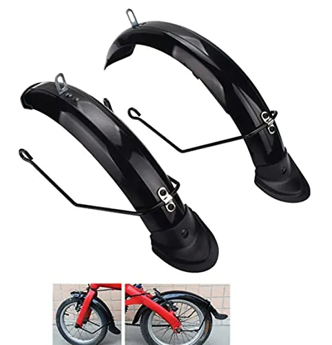 ZNZNANG Schutzblech 14 zoll kinderfahrrad Set, klappbarer Fahrradschutzblech,All-Inclusive-Schutzblech