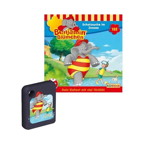 Galakto Audio-Token: Benjamin Blümchen - Folge 152 - Schatzsuche im Zoosee, Hörspie für Kinder ab 3 Jahre, Spielzeit ca. 49 Minuten