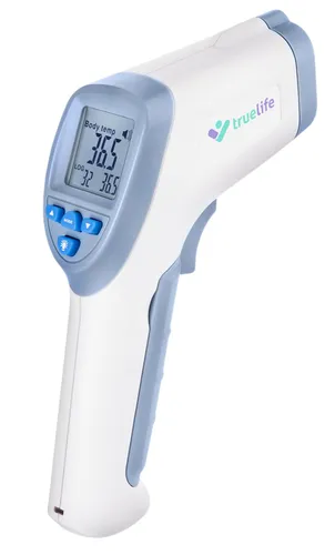 TrueLife Berührungsloses Fieberthermometer CARE Q7 - Fieberthermometer mit berührungsloser Messung für schnelle und hygienische Temperaturkontrollen, ideal für die ganze Familie.