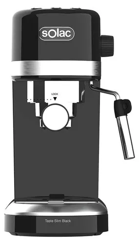 SOLAC Espressokocher Taste Slim Schwarz