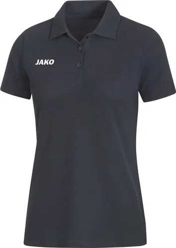 JAKO Fußball Poloshirt Damen - Base Poloshirt - Shirts & Tops: Tailliertes Design für optimalen Tragekomfort, erhältlich in neun Farben und aus weicher Bio-Baumwolle für ein angenehmes Gefühl.