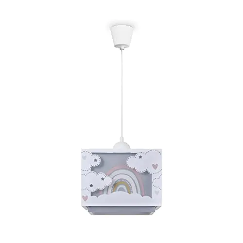 Paco Home Hängelampe Kinderzimmer in grau von Paco Home