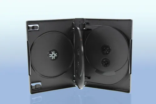 DVD Hüllen / 8fach 8er Box / Farbe: schwarz 2
