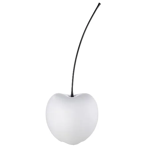 GILDE Dekoobjekt Kirsche Celebration Matt Weiß 42 cm - Deko-Objekte in modernem, minimalistischen Design, aus hochwertiger Keramik in matt Weiß – perfekt für stilvolle Wohnräume.