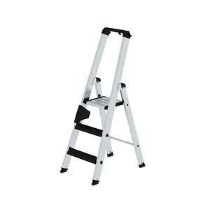 MUNK Stehleiter 42103 alu 3 Stufen – Stabil und Leicht