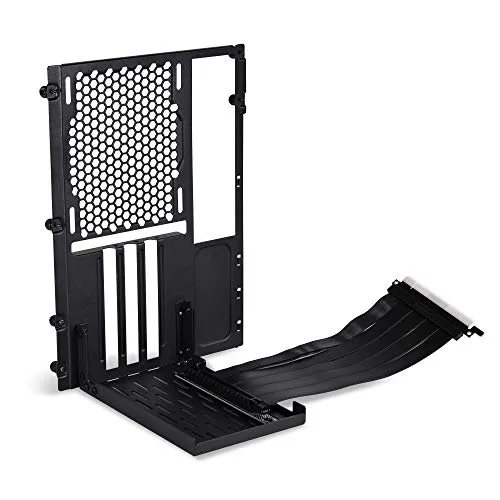 Lian Li O11DMINI-1X-4 Mini Riser Card - Grafikkarten-Halterungssatz mit PCI-Express 4.0, ideal für Lian Li O11D Mini-W und O11D Mini-X, sorgt für optimale Kühlung und platzsparende Installation.