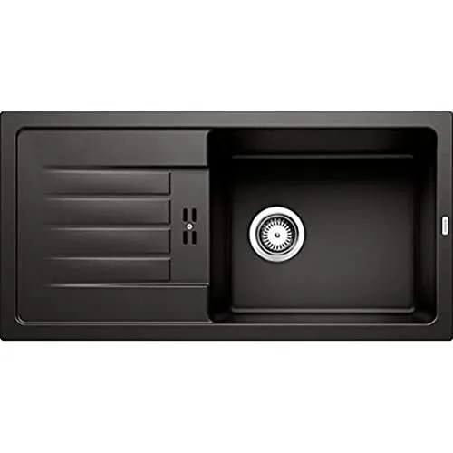 BLANCO FAVUM XL 6 S | Granitspüle aus SILGRANIT schwarz in schwarz von BLANCO
