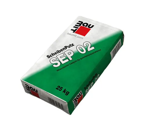 Baumit Scheibenputz SEP 03 weiß 25kg - Hochwertiger Putz für Wände, ideal für eine glatte und langlebige Oberfläche. Made in Germany, perfekt für Bauprojekte.