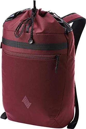 Nitro Fuse Rucksack - Leichter Modischer Daypack in Wine - Tagesrucksäcke mit exklusivem NuLite Cordlock System und seitlichem Reißverschlusszugang zum gepolsterten 15
