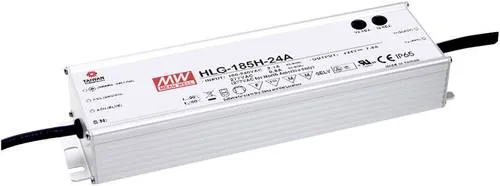 Mean Well MW HLG-185H-30A LED-Treiber - LED-Trafo für Konstantspannung und Konstantstrom, 186W, IP65 Schutzklasse, ideal für anspruchsvolle Anwendungen im Innen- und Außenbereich.