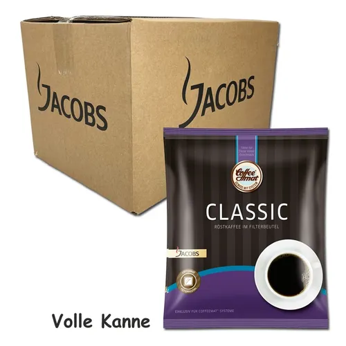  Jacobs Kaffee volle Kanne, Coffeemat, 36 Beutel 35,44€/1kg