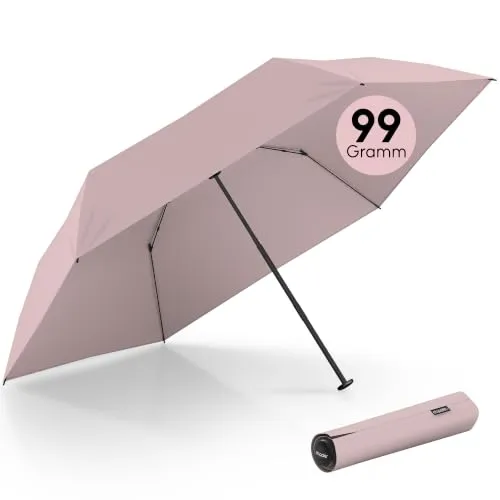 doppler® Taschenregenschirm Mini Uni rosa von Doppler