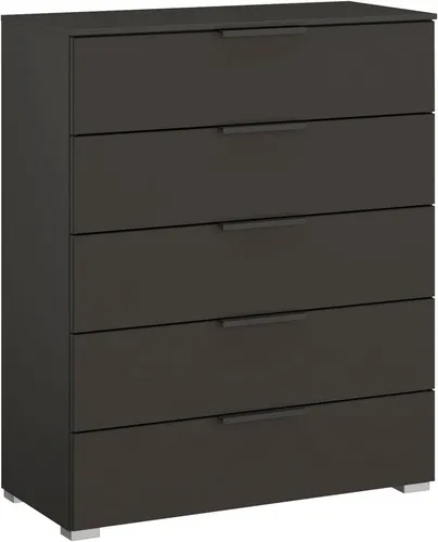 RAUCH Skat Meridian Kommode Wäscheschrank, grau (graphit) in schwarz von Rauch