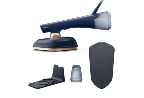 Philips OneTurn 2-in-1 Bügeleisen & Steamer – Flexibel und Effizient - Startklar in 45 Sekunden: Leicht und schnell, ideal für das Bügeln ohne Brett. Kraftvoller Dampf für makellose Ergebnisse, sowohl horizontal als auch vertikal. Perfekt für schnelle Faltenentfernung und vielseitigen Einsatz.