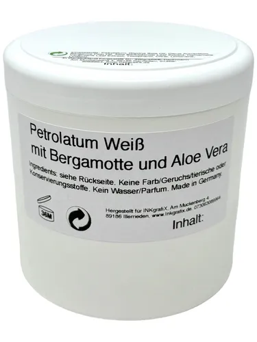 Weißes Tattoo Schmiermittel mit Bergamotte und Aloe 1kg by INKgrafiX® 23,89€/kg
