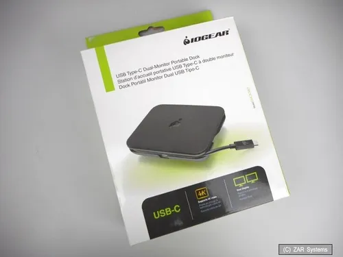IOGEAR GUC3CMST Viewpro-C, USB-C Dual DisplayPort Monitor Portable Dock, NEU