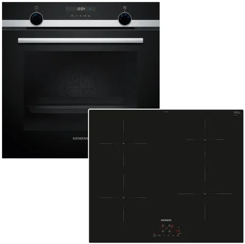 SIEMENS Backofen-Set mit Teleskopauszug und Induktionskochfeld
