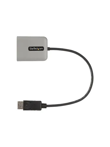 StarTech.com 2-Port Multi-Monitor DisplayPort Adapter - DP-HDMI-Adapter für Windows, ermöglicht Dual-Monitor-Anschluss mit 5K 60Hz, Plug and Play Installation und extra langem Kabel für flexible Platzierung.
