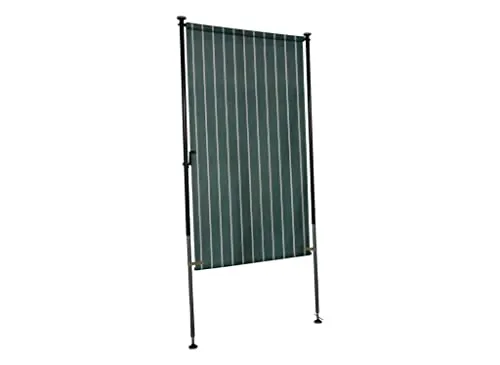 Angerer Sichtschutz Exklusiv Nr. 2300 - Breite 120 cm - Markisen & Terrassenüberdachungen mit 120 cm Breite, in elegantem Grün, einfach zu montieren ohne Bohren und Dübeln, ideal für eine stilvolle und private Terrasse.