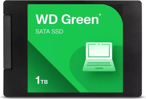 WD Green SATA SSD 6.35cm - 1 TB - Festplatte mit 1 TB Speicherkapazität, ideal für schnelle Datenübertragungen und verbesserte Systemleistung. Perfekt für Gaming und kreative Anwendungen.