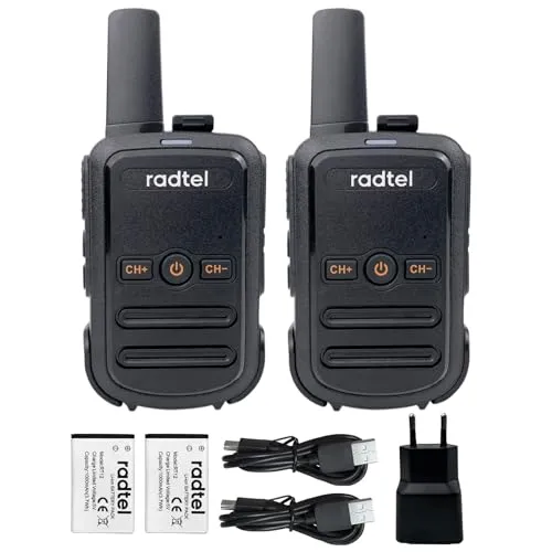 Radtel RT12 Walkie Talkies – 16 Kanäle, VOX-Funktion für klare Kommunikation