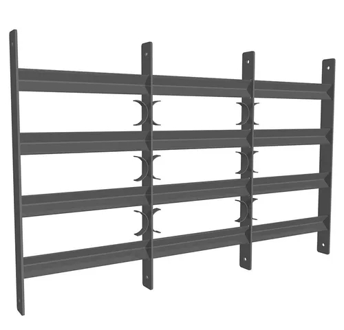 Mucola Fenster Sicherheitsgitter – Robustes Balkongeländer aus Stahl - Fenster & Balkonschutz, verzinktes Stahlgitter mit attraktivem Design, ideal für Sicherheit und Stil in Ihrem Zuhause.