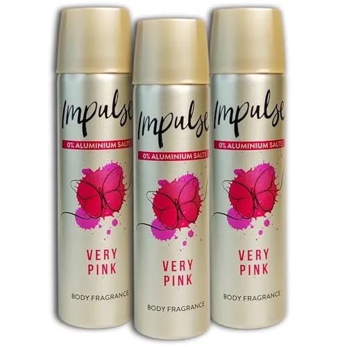 3x 75ml IMPULSE VERY PINK DEO SPRAY Deospray -schneller Versand!!! 35,51€/L