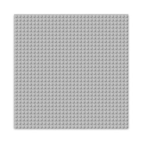 BRIXIES Plus Basis Platte Hellgrau 32 x 32 Noppen