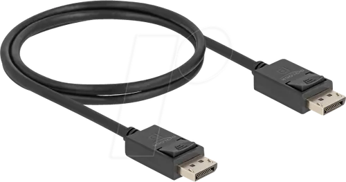 DELOCK 80492 - DisplayPort Kabel 8K 60 Hz / 4K 120 Hz 1 m
