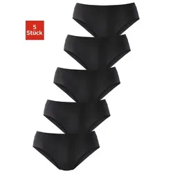 Hüftslip PETITE FLEUR, Damen, Gr. 40, Schwarz - Funktionsunterwäsche aus hochelastischer Baumwoll-Qualität, ideal für hohen Tragekomfort und perfekte Passform.