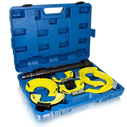 BITUXX Universal Federspanner Set für Mc Pherson Federbeine - Federspanner für Tuning und Tieferlegung, ideal für präzise Arbeiten an Federbeinen und optimales Fahrverhalten.