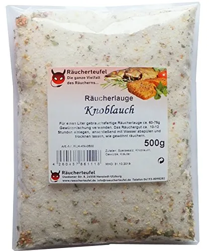 Räucherteufel Räucherlauge Knoblauch 500g