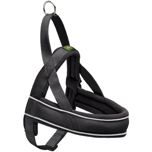 HUNTER RACING Norwegergeschirr M-L, schwarz