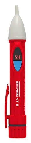 Benning Spannungsprüfer 044055 - 1-polig, CAT III IV, AC, berührungslos mit LED-Anzeige, ideal für präzise Spannungsmessungen bis 1.000 V
