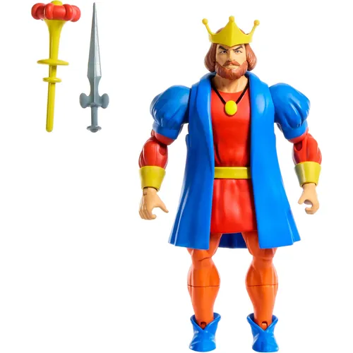 Mattel Masters of the Universe Origins Actionfigur: King Randor 14 cm (JKC44) - Entdecken Sie die detailreiche Actionfigur King Randor aus der Masters of the Universe Cartoon Collection. Ideal für Sammler und Fans, perfekt für spannende Abenteuer.