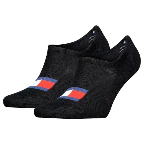 Tommy Hilfiger Unisex Footie Socken, Schwarz, 35-38 EU