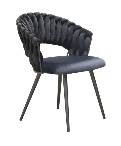 LC Home Esszimmerstuhl »Nancy« in Schwarz in schwarz von lc home