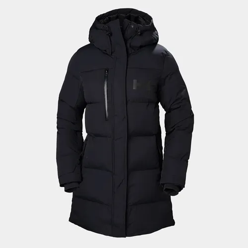 Helly Hansen W Adore Puffy Parka schwarz M - Mäntel & Parkas für Damen – Der W Adore Puffy Parka bietet unvergleichliche Wärme mit synthetischer High-Loft-Isolierung und wasserabweisender Beschichtung, ideal für kalte Tage und stilvolle Auftritte.