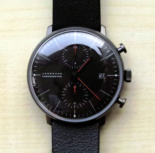 JUNGHANS Herren Uhr Max Bill Chronoscope 27/4409.02 von Junghans